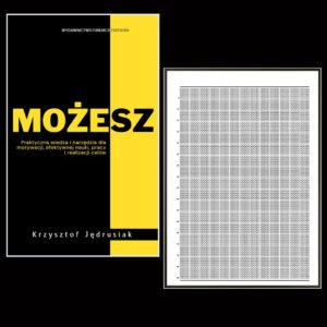 kalendarz życia w tygodniach i okładka książki "możesz" której autorem jest krzysztof jędrusiak